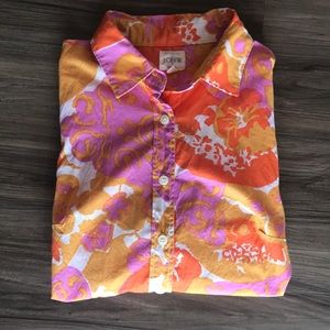 J. Crew perfect shirt XXS button down flowers